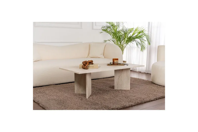 Soffbord Isami Travertin - Travertin - Möbler - Vardagsrum - Soffbord & vardagsrumsbord - Soffbord