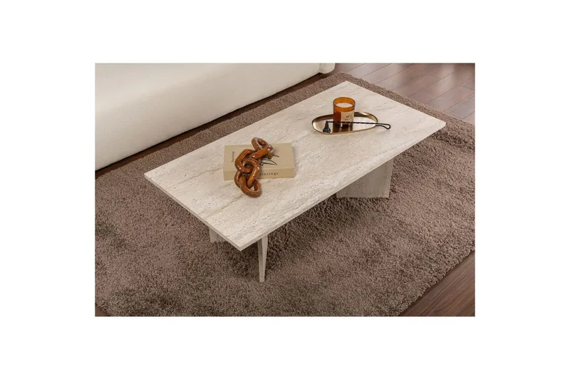 Soffbord Isami Travertin - Travertin - Möbler - Vardagsrum - Soffbord & vardagsrumsbord - Soffbord