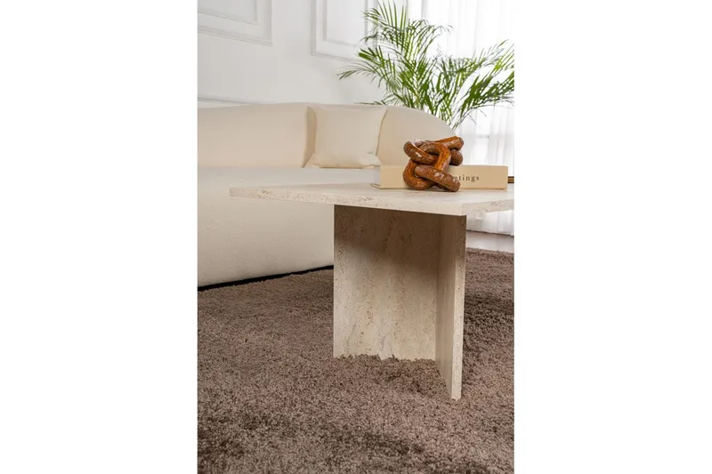 Soffbord Isami Travertin - Travertin - Möbler - Vardagsrum - Soffbord & vardagsrumsbord - Soffbord