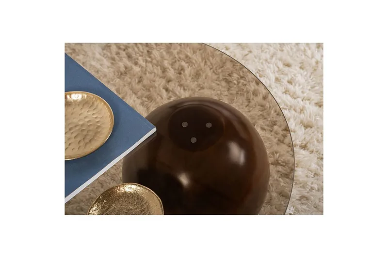 Soffbord Jaromere Valnöt / Bronse - Valnöt / Bronse - Möbler - Vardagsrum - Soffbord & vardagsrumsbord - Soffbord