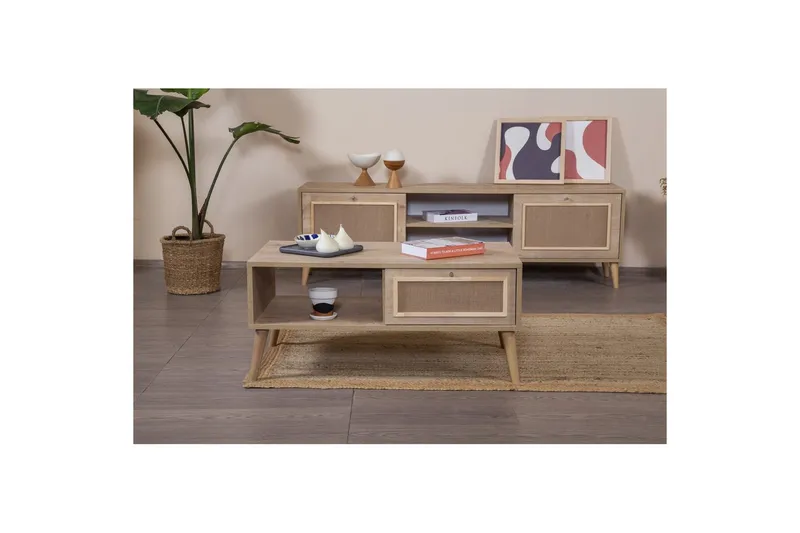 Soffbord Jatinder Ek - Ek - Möbler - Vardagsrum - Soffbord & vardagsrumsbord - Soffbord