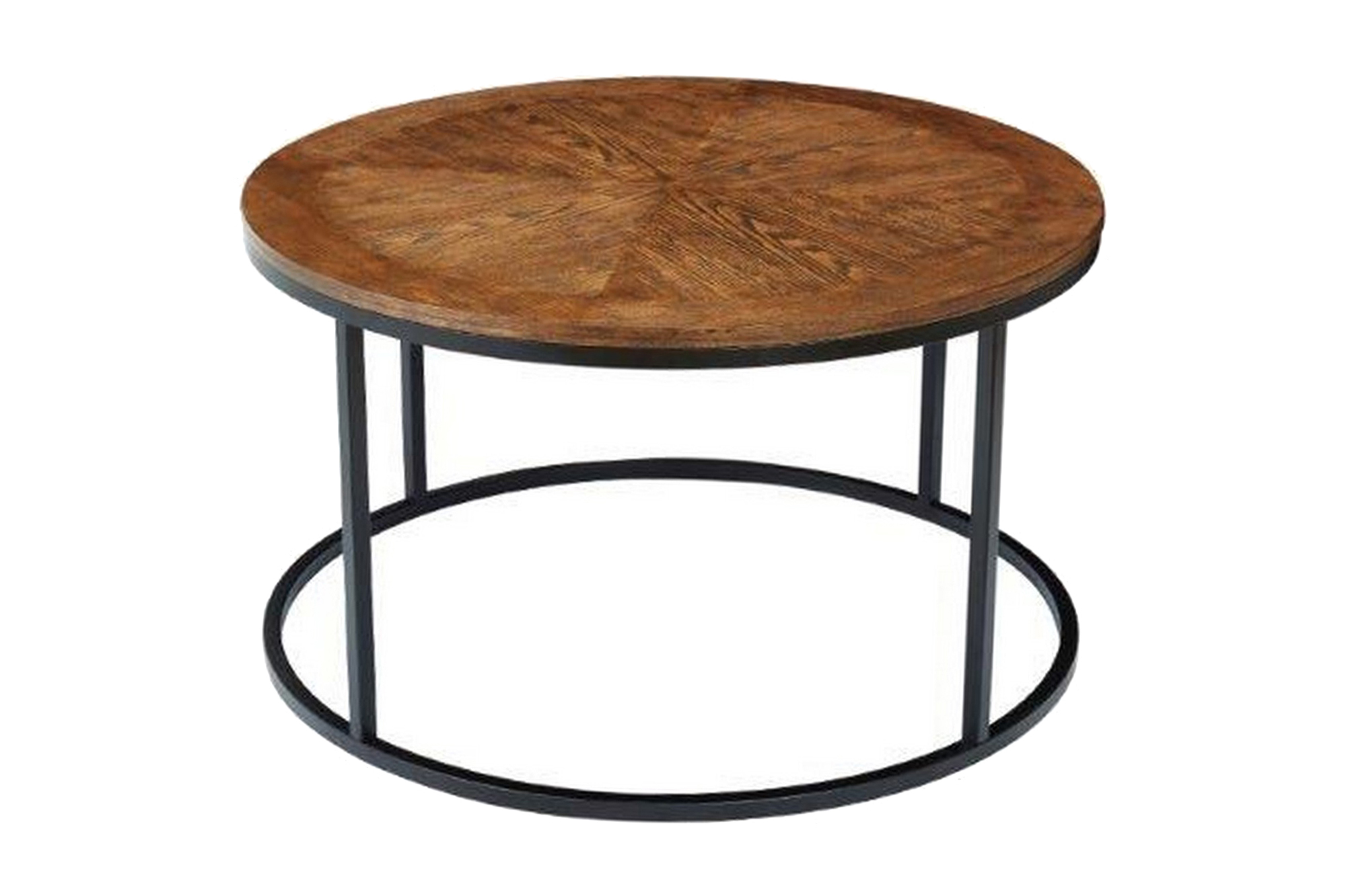 jesyka soffbord 85 cm runt mörk ekfanér/valnötsbrun -