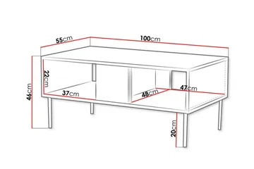 Juniskär Soffbord 55 cm - Brun - Möbler - Vardagsrum - Soffbord & vardagsrumsbord - Soffbord