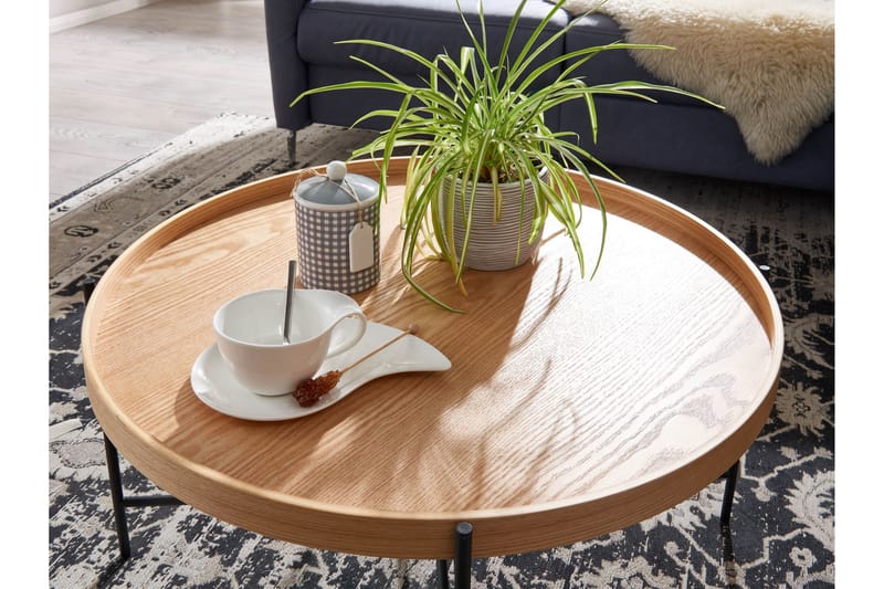 KACHOUR Soffbord 78 cm Rund Natur - Möbler - Vardagsrum - Soffbord & vardagsrumsbord - Soffbord