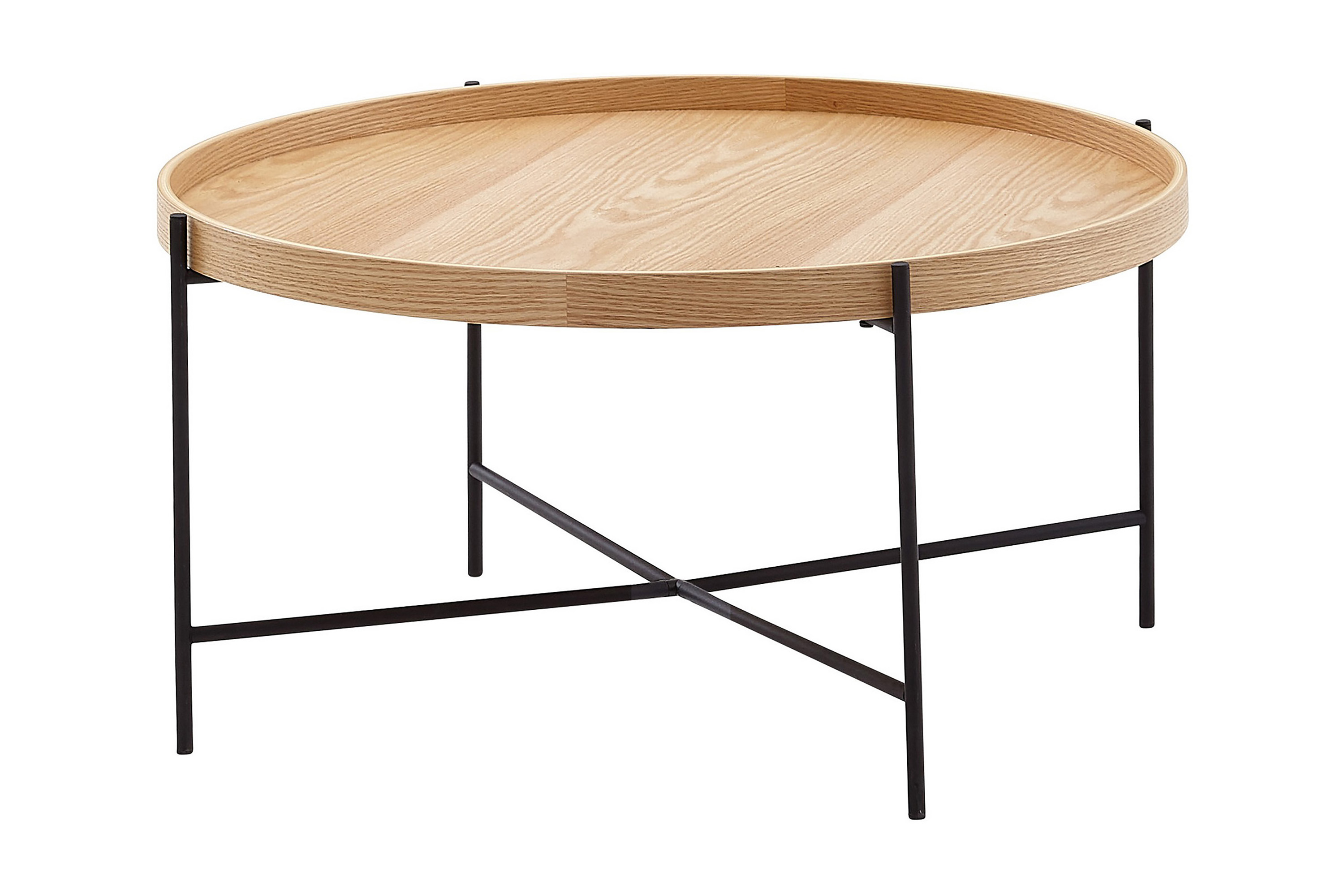 kachour soffbord 78 cm rund natur -