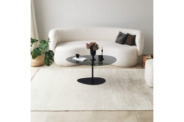 KAMMELLE Soffbord 90 cm Grå/Svart