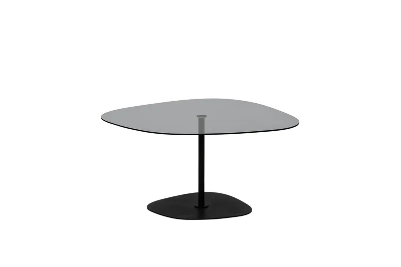 Karamea Soffbord 85 cm, Grå/Svart