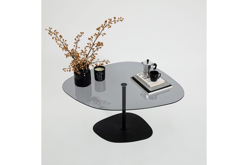 Karamea Soffbord 85 cm - Grå/Svart - Möbler - Vardagsrum - Soffbord & vardagsrumsbord - Soffbord