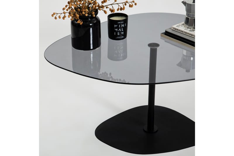 Karamea Soffbord 85 cm - Grå/Svart - Möbler - Vardagsrum - Soffbord & vardagsrumsbord - Soffbord