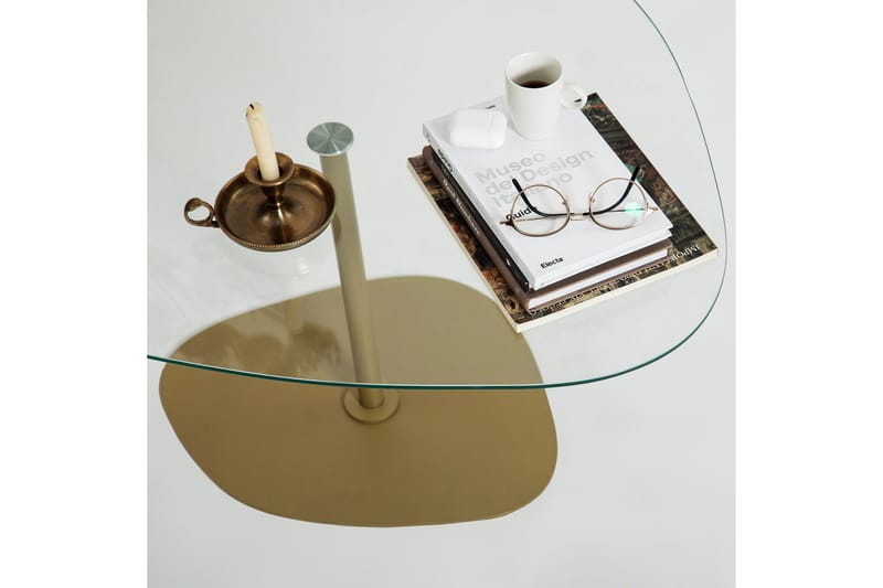 Karamea Soffbord 85 cm - Guld - Möbler - Vardagsrum - Soffbord & vardagsrumsbord - Soffbord