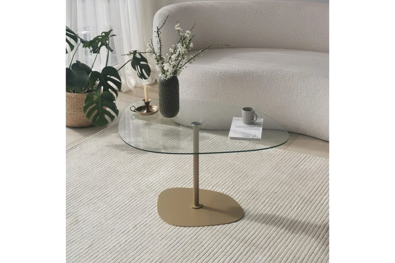 Karamea Soffbord 85 cm - Guld - Möbler - Vardagsrum - Soffbord & vardagsrumsbord - Soffbord