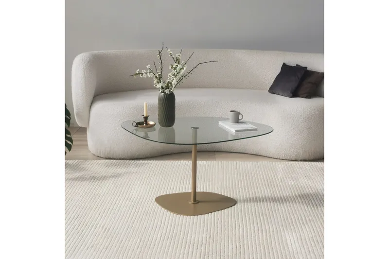 Karamea Soffbord 85 cm - Guld - Möbler - Vardagsrum - Soffbord & vardagsrumsbord - Soffbord