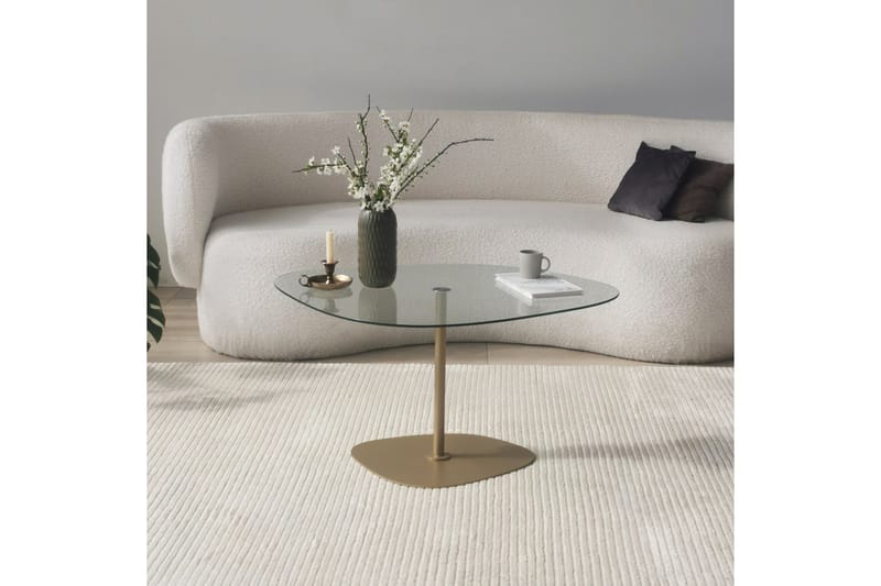 Karamea Soffbord 85 cm - Guld - Möbler - Vardagsrum - Soffbord & vardagsrumsbord - Soffbord