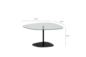 Karamea Soffbord 85 cm - Svart - Möbler - Vardagsrum - Soffbord & vardagsrumsbord - Soffbord