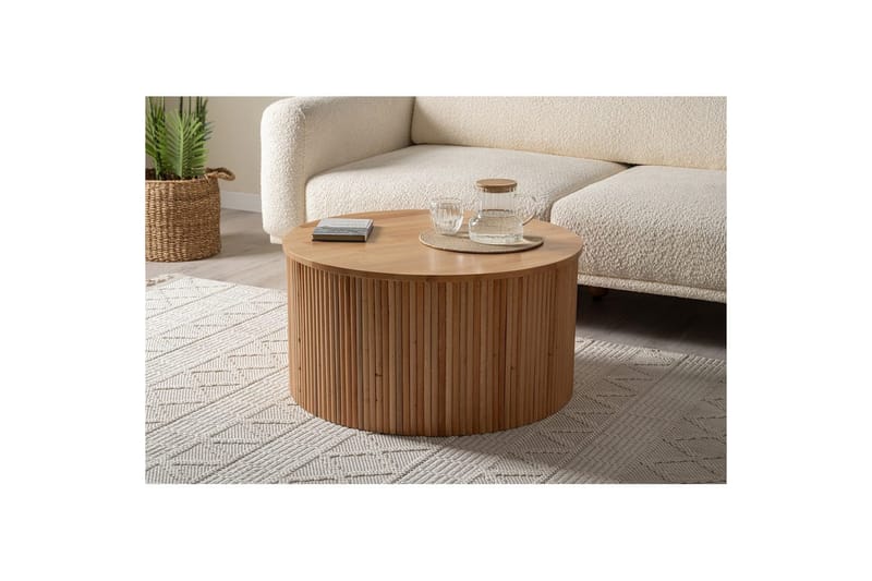 Soffbord Karela Bok, Rödfärgat trä