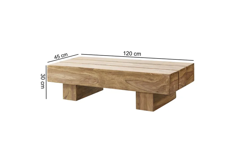 Kartrina Soffbord 120 cm - Trä/natur - Möbler - Vardagsrum - Soffbord & vardagsrumsbord - Soffbord