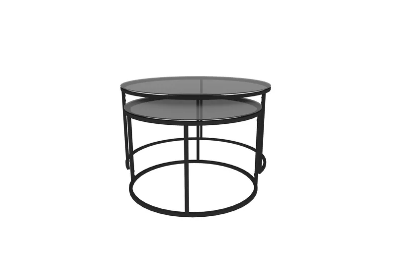 Kashiwa Soffbord 60 cm - Svart - Möbler - Vardagsrum - Soffbord & vardagsrumsbord - Satsbord