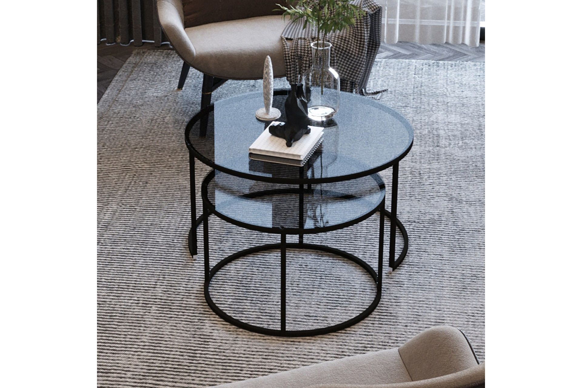 Kashiwa Soffbord 60 cm - Svart