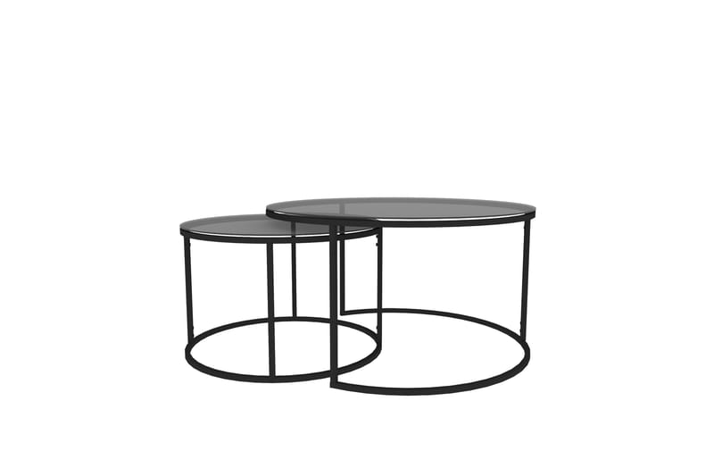 Kashiwa Soffbord 60 cm - Svart - Möbler - Vardagsrum - Soffbord & vardagsrumsbord - Satsbord