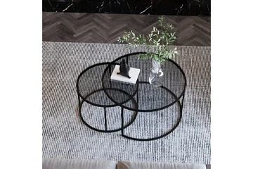 Kashiwa Soffbord 60 cm - Svart - Möbler - Vardagsrum - Soffbord & vardagsrumsbord - Satsbord