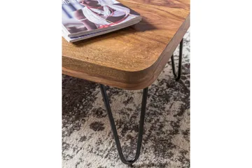 Katsura Soffbord 115 cm - Massivt trä/svart - Möbler - Vardagsrum - Soffbord & vardagsrumsbord - Soffbord