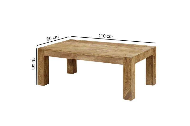 Kellaher Soffbord 110 cm - Akacia - Möbler - Vardagsrum - Soffbord & vardagsrumsbord - Soffbord