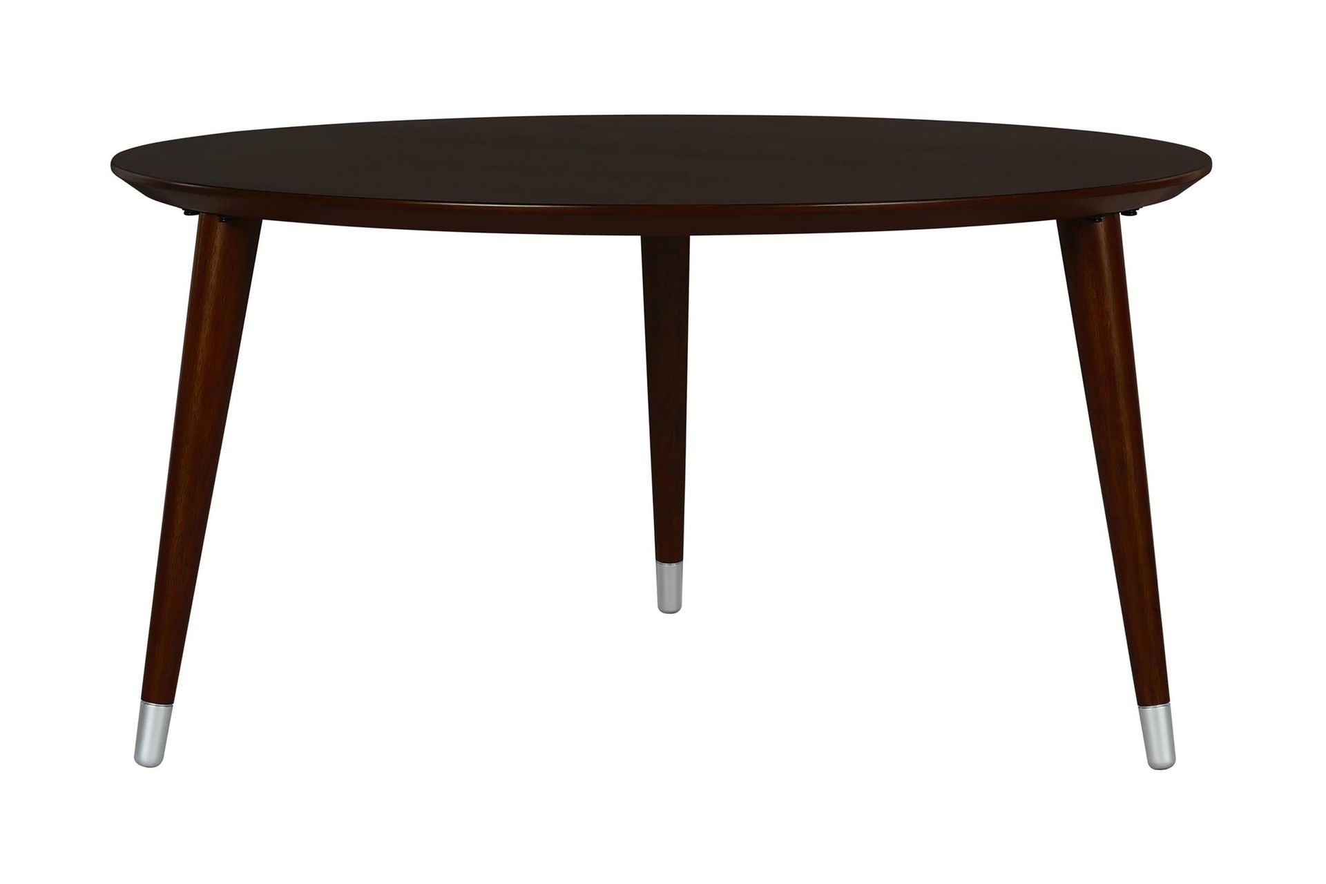 kennington soffbord 90 cm runt brun - novogratz