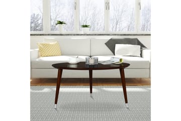 KENNINGTON Soffbord 90 cm Runt Brun - Novogratz - Möbler - Vardagsrum - Soffbord & vardagsrumsbord - Soffbord