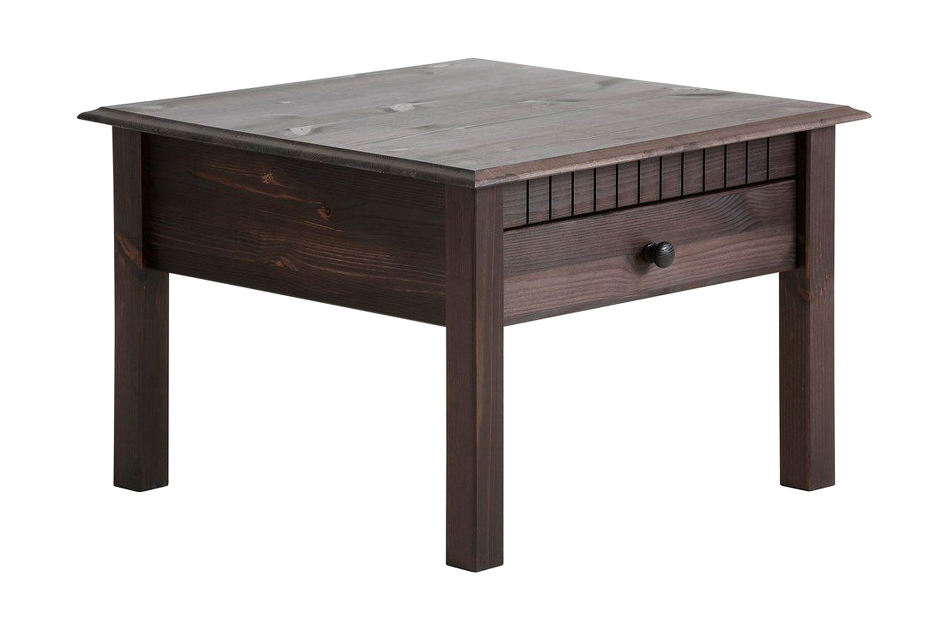 Kersey Soffbord 60 cm med F&ouml;rvaring L&aring;da - Svart