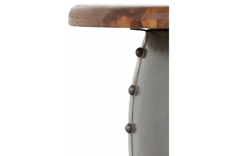 Khalsa Soffbord 75 cm Runt - Mangoträ/Valnötsbrun - Möbler - Vardagsrum - Soffbord & vardagsrumsbord - Soffbord