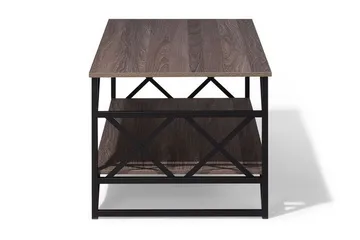 Kindertofte Soffbord 120 cm med Förvaring Hylla - Brungrå - Möbler - Vardagsrum - Soffbord & vardagsrumsbord - Soffbord