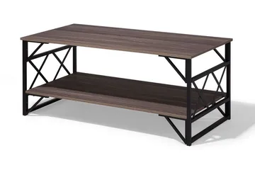Kindertofte Soffbord 120 cm med Förvaring Hylla - Brungrå - Möbler - Vardagsrum - Soffbord & vardagsrumsbord - Soffbord