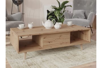Kintore Rektangulärt Soffbord med Lådor i Mörkt Trä - Brun - Möbler - Vardagsrum - Soffbord & vardagsrumsbord - Soffbord