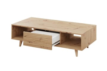 Kintore Rektangulärt Soffbord med Lådor i Mörkt Trä - Brun - Möbler - Vardagsrum - Soffbord & vardagsrumsbord - Soffbord
