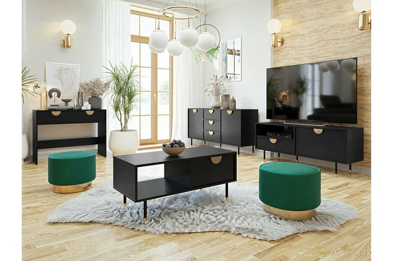 Kintore Soffbord 45 cm - Svart - Möbler - Vardagsrum - Soffbord & vardagsrumsbord - Soffbord