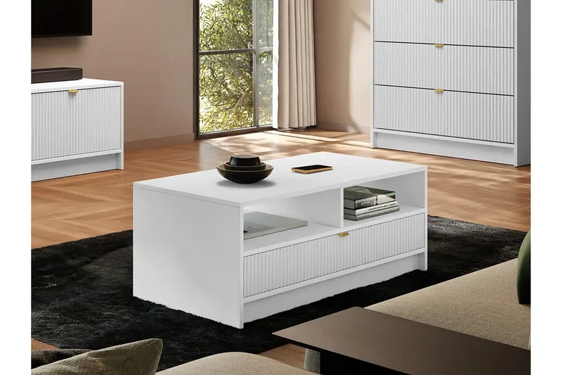 Kintore Soffbord 50 cm - Vit - Möbler - Vardagsrum - Soffbord & vardagsrumsbord - Soffbord