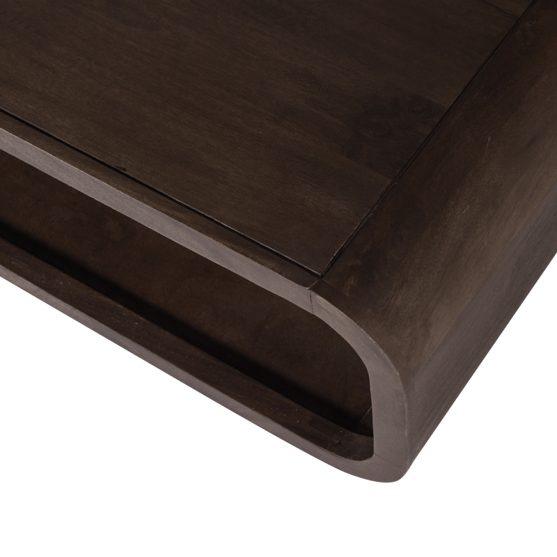 Soffbord Kinu 120 cm - Mörkbrun - Möbler - Vardagsrum - Soffbord & vardagsrumsbord - Soffbord