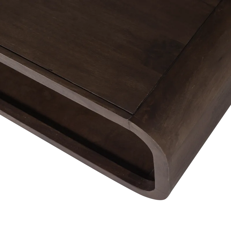 Soffbord Kinu 120 cm - Mörkbrun - Möbler - Vardagsrum - Soffbord & vardagsrumsbord - Soffbord