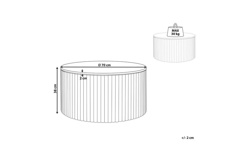 Soffbord Kirkwood Svart - Svart - Möbler - Vardagsrum - Soffbord & vardagsrumsbord - Soffbord
