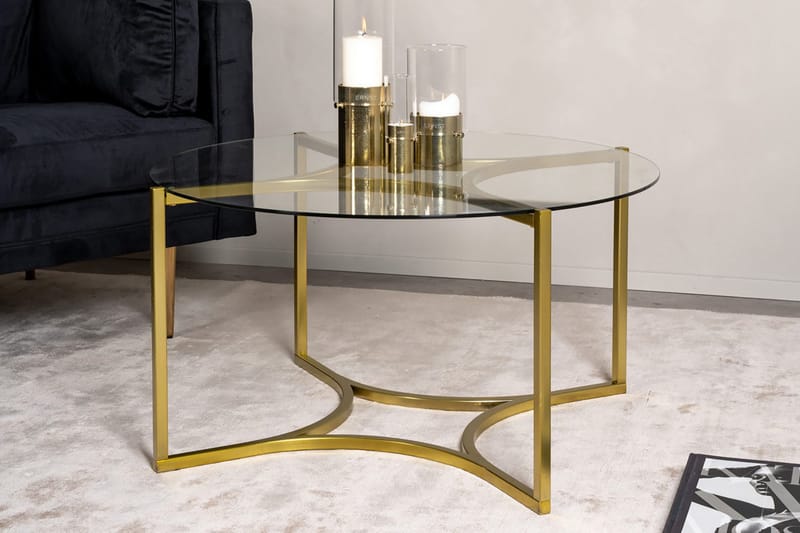 Kivik Soffbord Runt 75cm - Transparent - Möbler - Vardagsrum - Soffbord & vardagsrumsbord - Soffbord