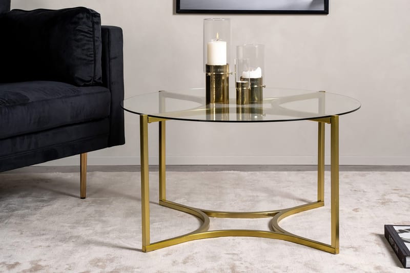 Kivik Soffbord Runt 75cm - Transparent - Möbler - Vardagsrum - Soffbord & vardagsrumsbord - Soffbord