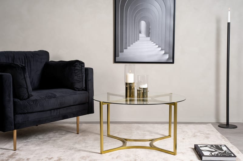 Kivik Soffbord Runt 75cm - Transparent - Möbler - Vardagsrum - Soffbord & vardagsrumsbord - Soffbord