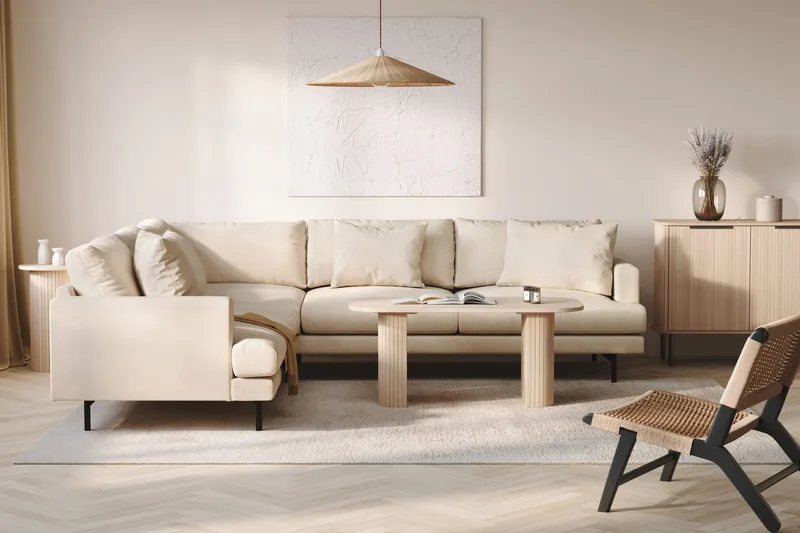 Kopparbo Soffbord 120 cm Vitlaserad Ek - Möbler - Vardagsrum - Soffbord & vardagsrumsbord - Soffbord