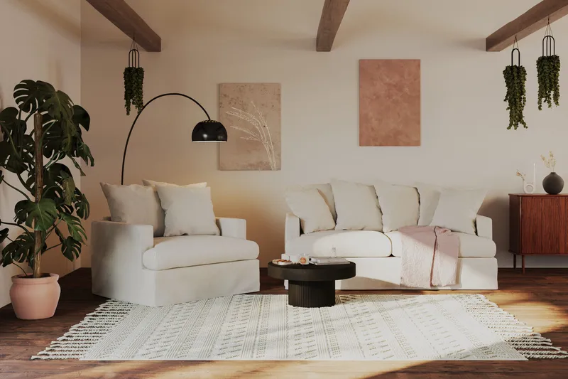 Kopparbo Soffbord 75 cm Runt Svart - Svart trä - Möbler - Vardagsrum - Soffbord & vardagsrumsbord - Soffbord