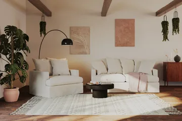 Kopparbo Soffbord 75 cm Runt Svart - Svart trä - Möbler - Vardagsrum - Soffbord & vardagsrumsbord - Soffbord