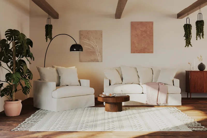 Kopparbo Soffbord 75 cm Runt Valnöt - Mörkbrunt valnötsträ - Möbler - Vardagsrum - Soffbord & vardagsrumsbord - Soffbord