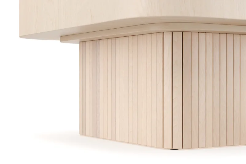 Kopparbo Soffbord 80 cm - Ljust vitlaserat ekträ - Möbler - Vardagsrum - Soffbord & vardagsrumsbord - Soffbord