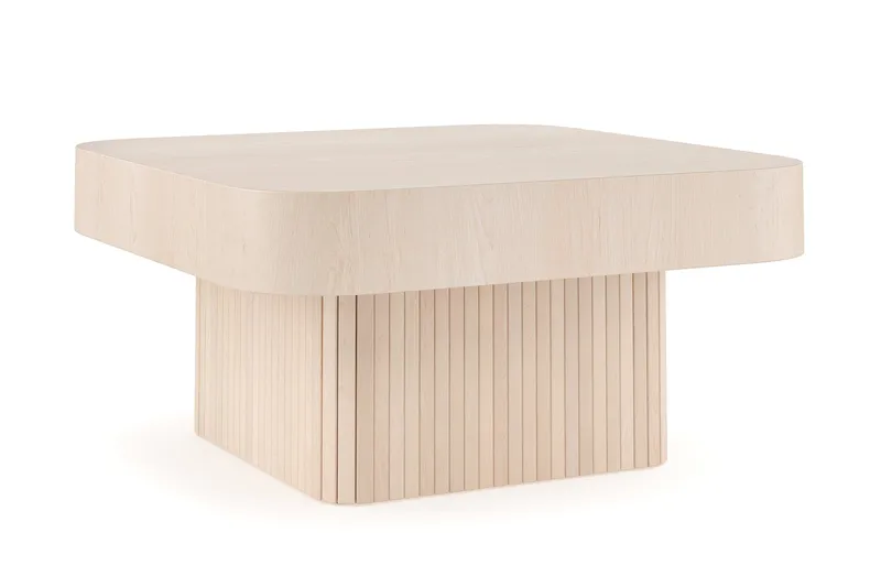 Kopparbo Soffbord 80 cm - Ljust vitlaserat ekträ - Möbler - Vardagsrum - Soffbord & vardagsrumsbord - Soffbord