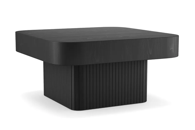 Kopparbo Soffbord 80 cm Svart - Svartlaserad ek - Möbler - Vardagsrum - Soffbord & vardagsrumsbord - Soffbord