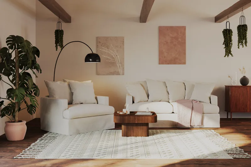 Kopparbo soffbord 80 cm Valnöt - Mörkbrunt valnötsträ - Möbler - Vardagsrum - Soffbord & vardagsrumsbord - Soffbord